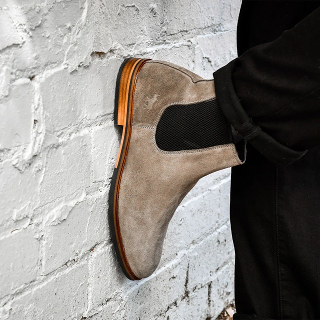 Richmond Chelsea Boots Grey Suede
