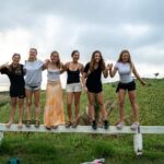 group of girls on a fiji trip